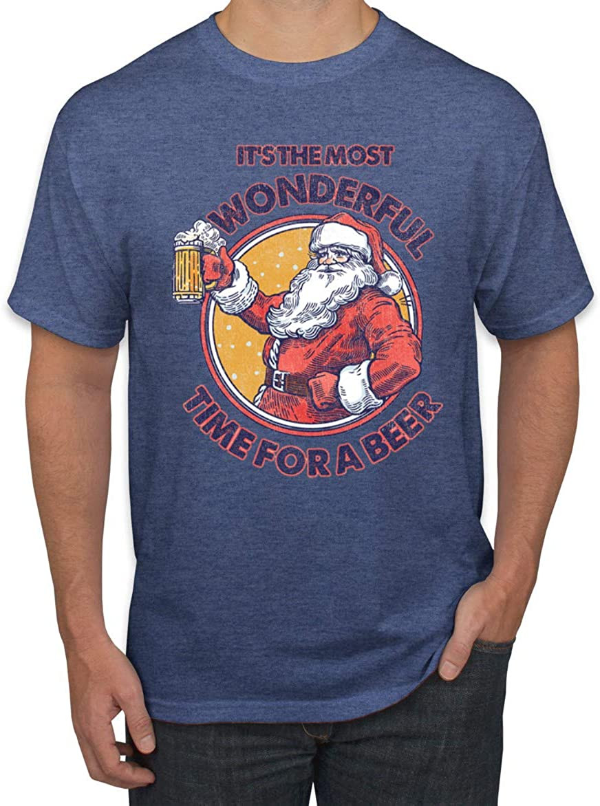 Santa It's The Most Wonderful Time For A Beer Christmas T-Shirt