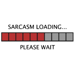 Sarcasm Loading Please Wait - Funny