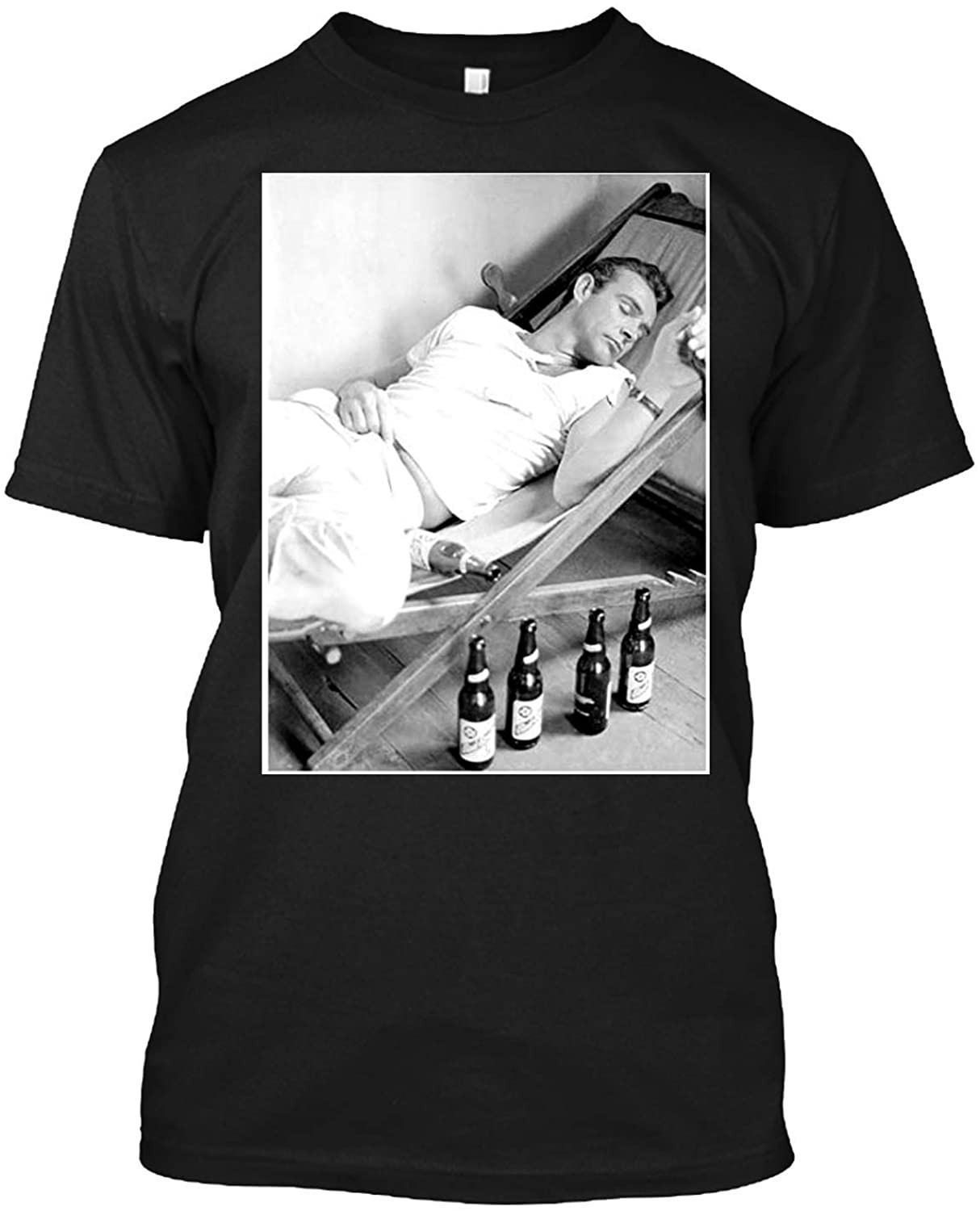 Sean Connery Passed Out From Drinking Beer T-Shirt