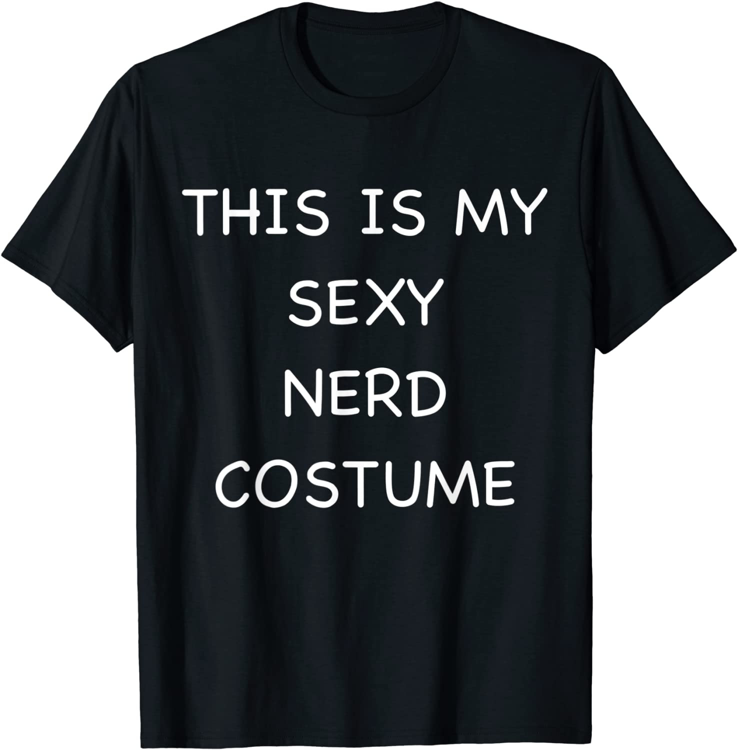 Sexy Nerd Lazy Halloween Costume T-Shirt