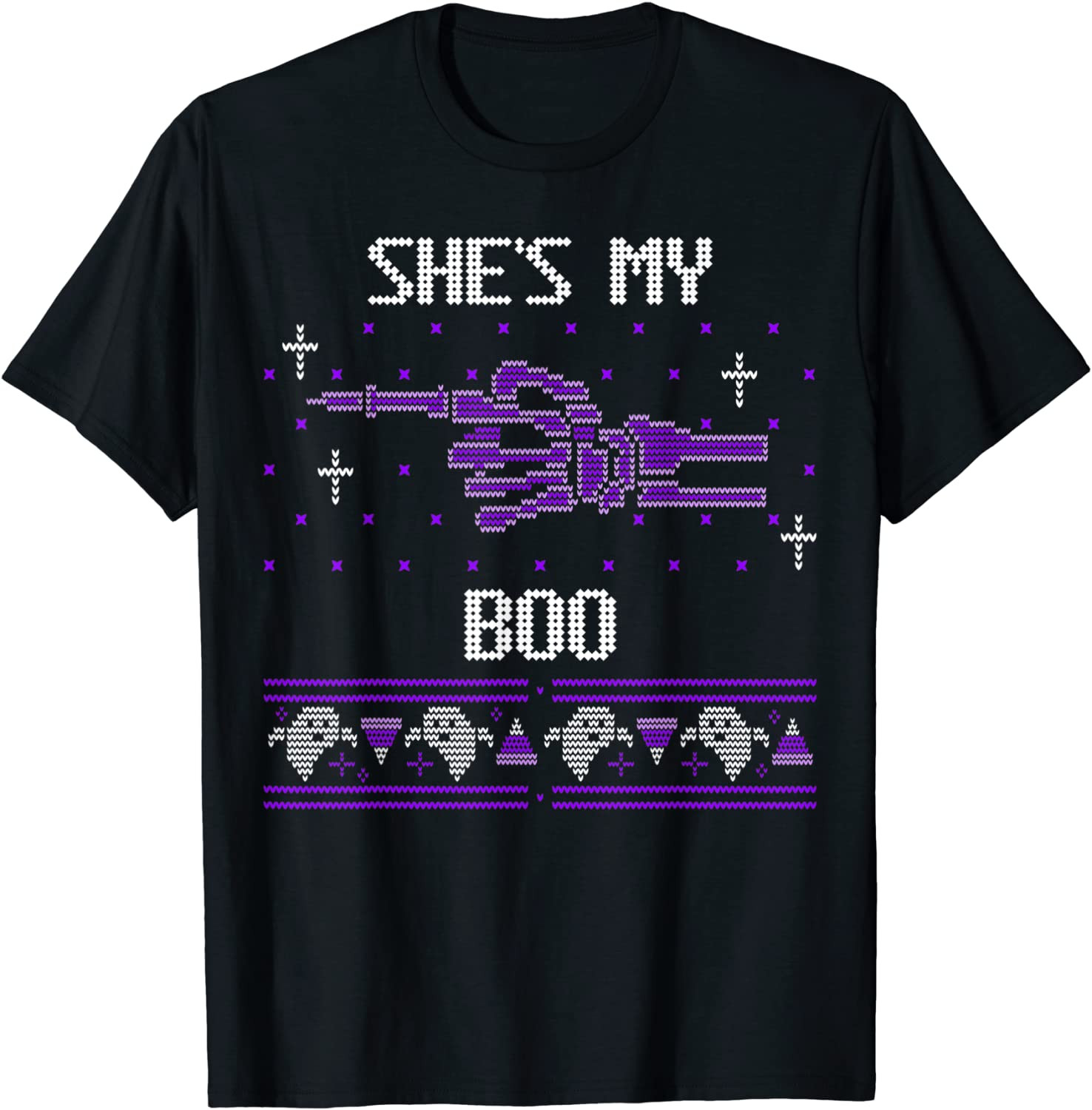 She's My Boo Easy Halloween Couples Costume T-Shirt