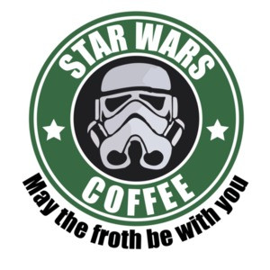 Star Wars Coffee - May the froth be with you Star Wars