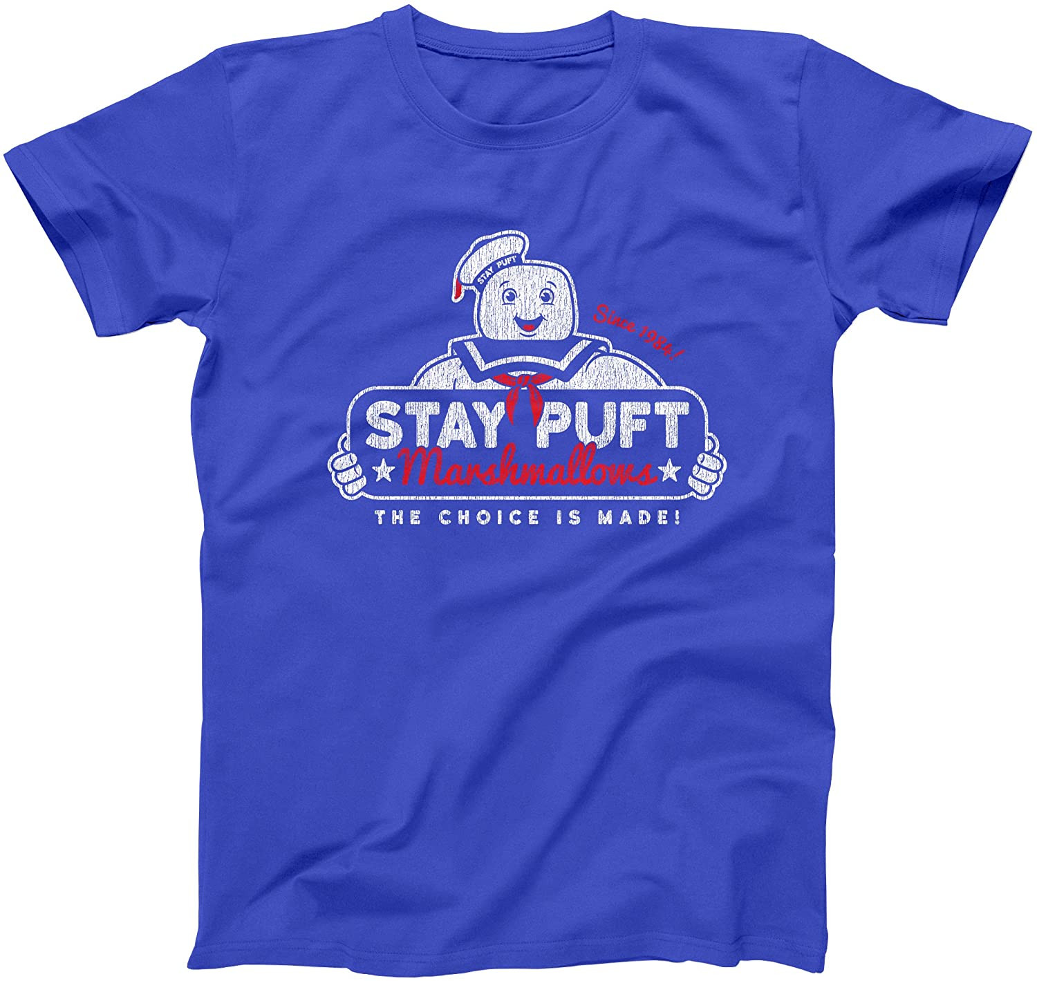 Stay Puft Marshmallows Funny Old School Ghost Fighting Marshmallow Man 80s 90s Movie Humor T-Shirt