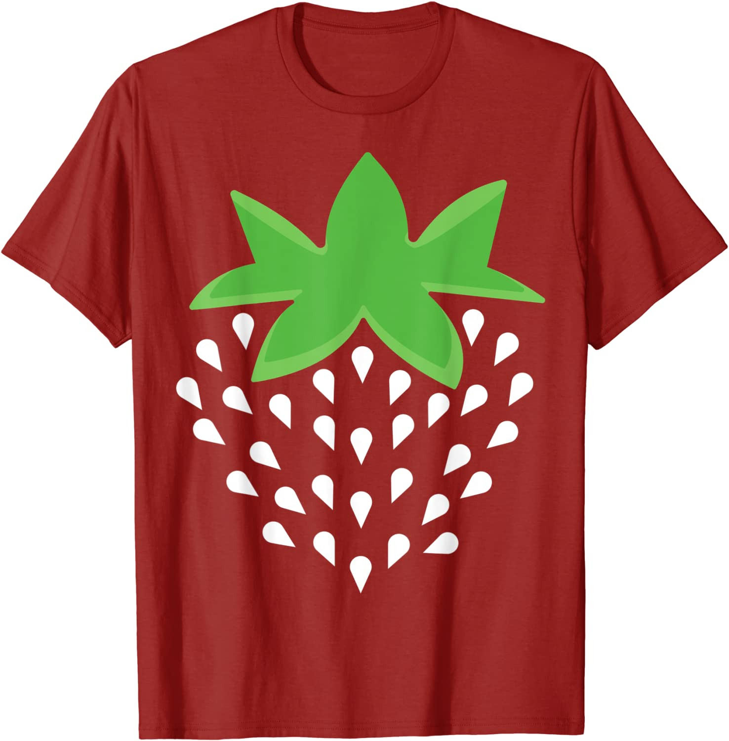 Strawberry Fruit Easy Lazy DIY Halloween Costume T-Shirt