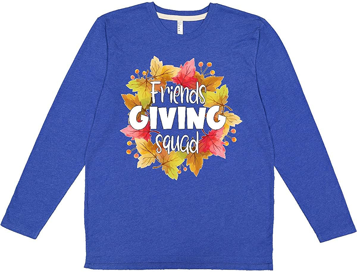 Thanksgiving Friendsgiving Squad Fall Leaf Wreath T-Shirt