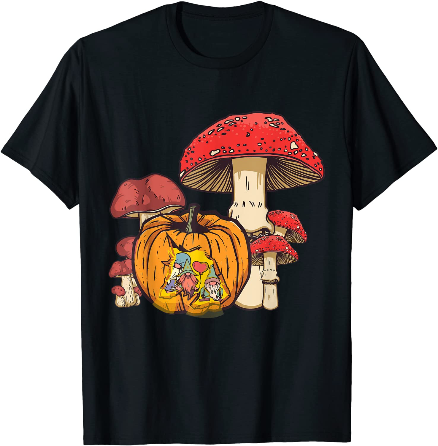 Thanksgiving Pumpkin Gnomes T-Shirt