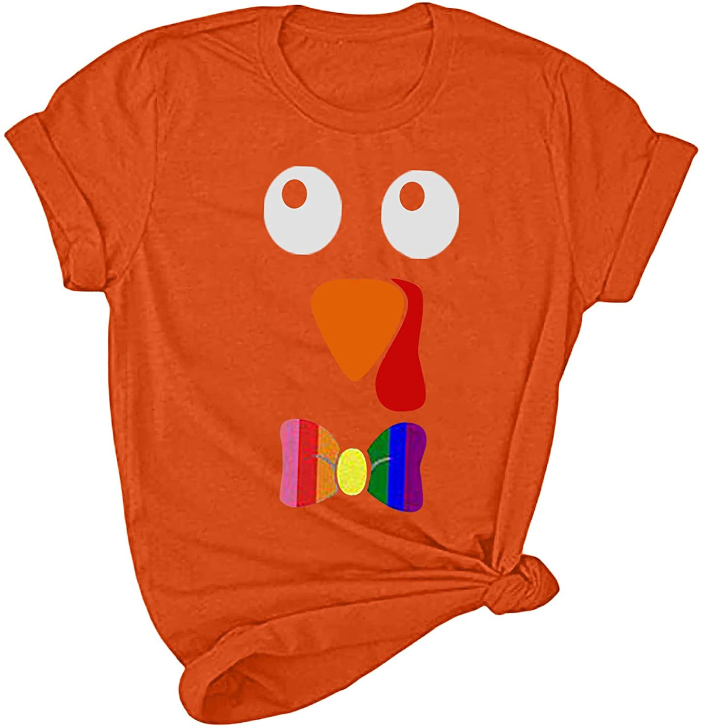 Thanksgiving Turkey Face Fall  T-Shirt