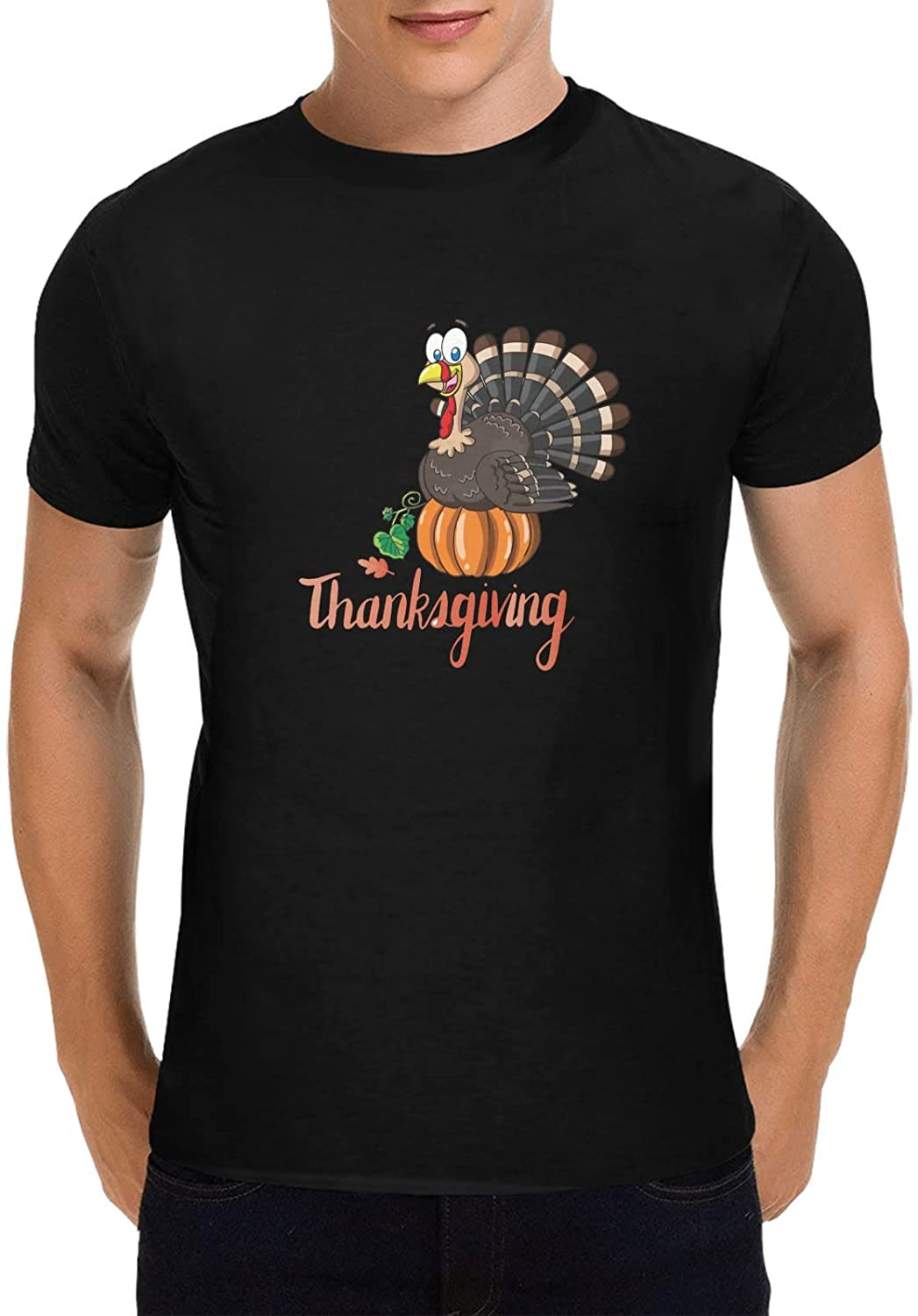 Thanksgiving Turkey Trot Gobbles Fun Print T-Shirt