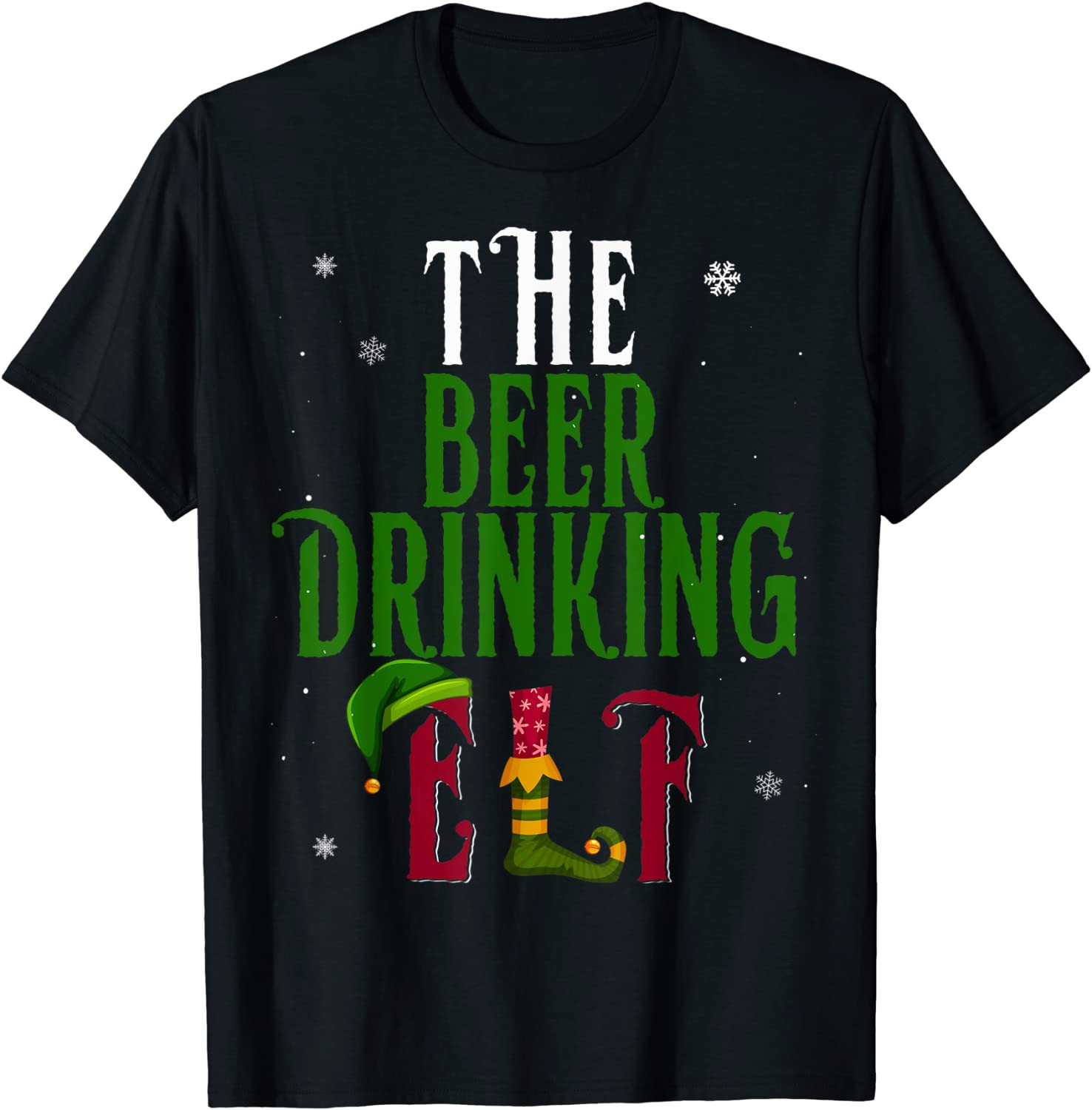 The Beer Drinking Elf T-Shirt