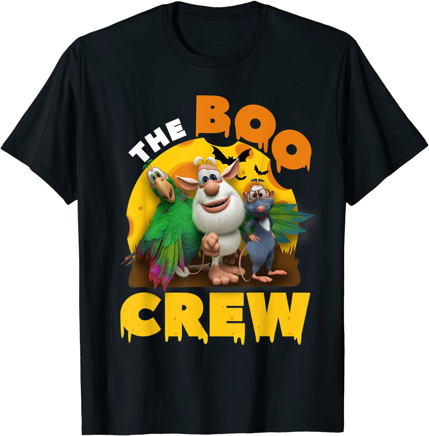 The Boo Crew Halloween Costume For Kids Boys Girls T-Shirt