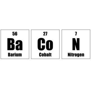 The elements of bacon - funny bacon