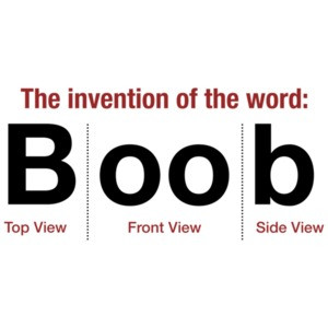 The Invention of The Word Boob