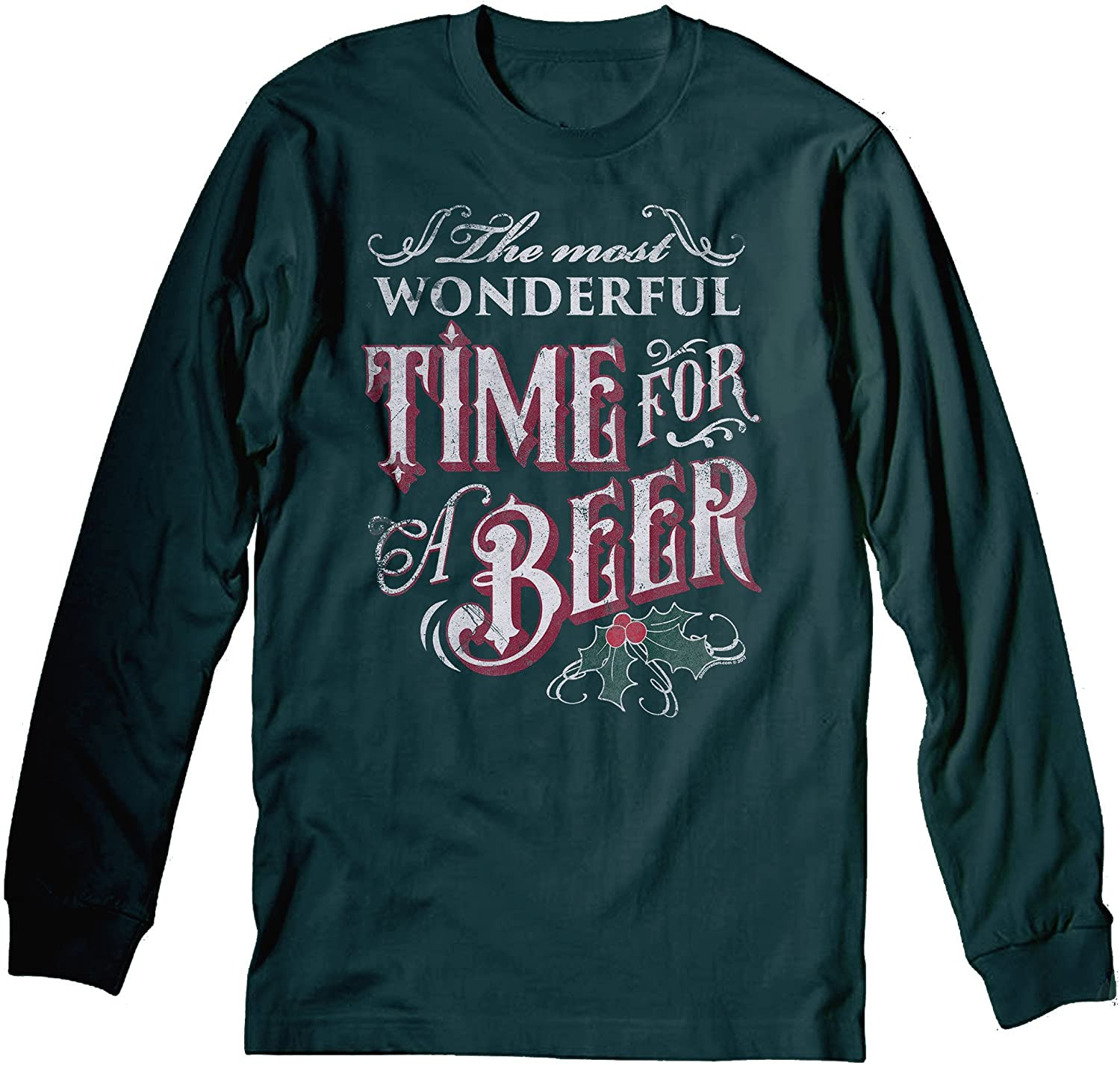 The Most Wonderful Time For A Beer - Drinking Christmas Party T-Shirt