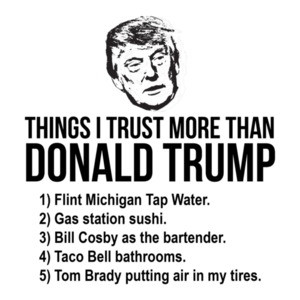 Things I Trust More Than Donald Trump T-