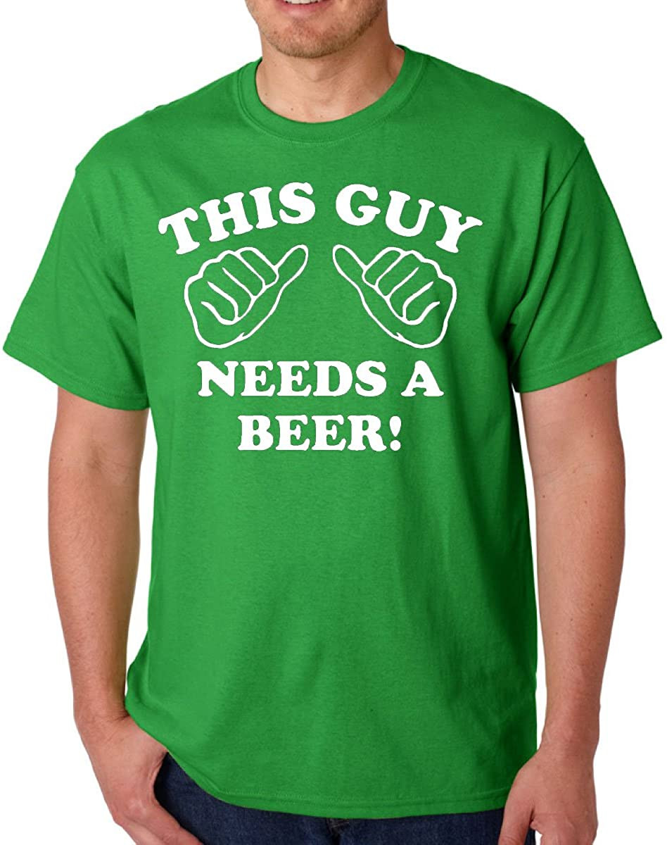 This Guy Needs A Beer Irish Green T-Shirt