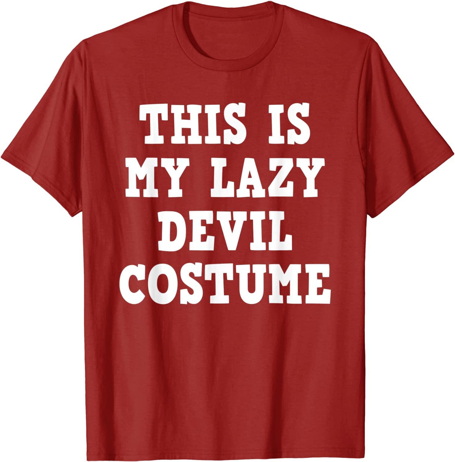 This Is My Lazy Devil Halloween Costume For Men Women Kids T-Shirt