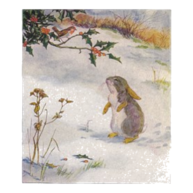 1927 Christmas Bunny