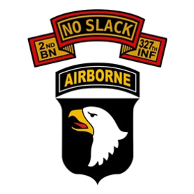 2-327th - 101st Light T-Shirt