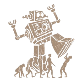 2-robotV2 Light T-Shirt