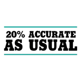 20 Percent Accurate