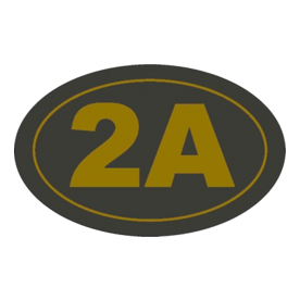 2A Oval Dark Olive/HE Yellow Light T-Shirt