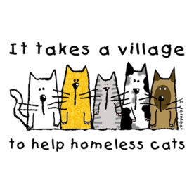 2-takesavillageCAT Light T-Shirt