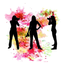 3 Photographers Watercolor Racerback Tank Top