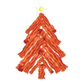 Bacon Christmas Tree Light T-Shirt