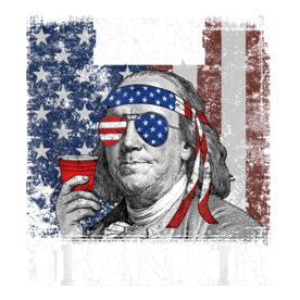 Ben Drankin Beer 4th Of July Funny Patriotic USA T-Shirt