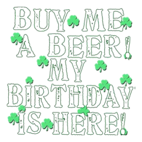 Buy Me a Beer Irish Birthday
