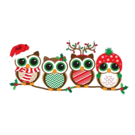 Christmas Owls