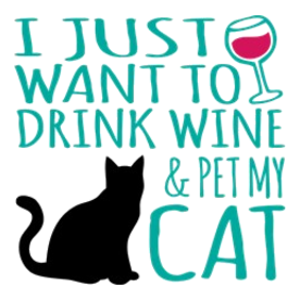 Drink Wine and Pet My Cat Light T-Shirt