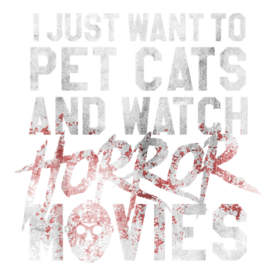 Funny Horror Movie Fan - Halloween Cat Lover Gift T-Shirt
