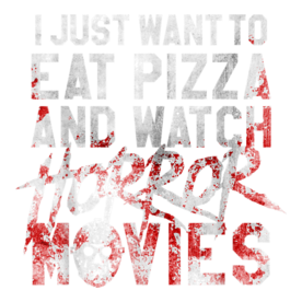 Funny Horror Movie Fan Gift - Halloween Pizza T-Shirt