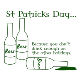 Funny St. Patricks Day Drinking