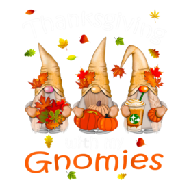 Funny Thanksgiving Shirts For Women Gnome - Gnomies Lover T-Shirt