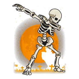 Halloween Shirts For Boys Kids Girl Dabbing Skeleton Costume T-Shirt