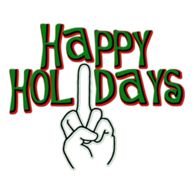 happy holidays finger Kwanzaa