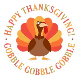 Happy Thanksgiving Turkey Light T-Shirt