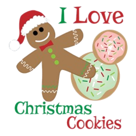 I Love Christmas Cookies with Ginger