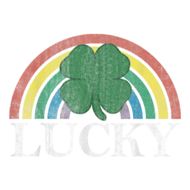 Lucky Shamrock St. Patrick's Day Saint Paddy's Rainbow Irish T-Shirt