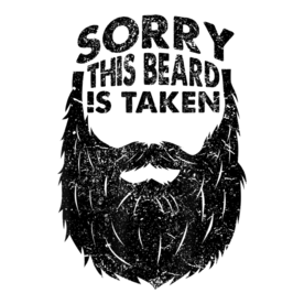 Mens This Beard Is Taken Shirt Funny Gift For Men Valentines Day T-Shirt