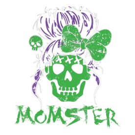 Momster Shirt For Women Retro Funny Horror Zombie Halloween Pullover Hoodie