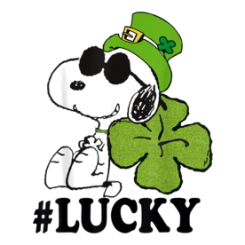 Peanuts St. Patrick's Snoopy Lucky Clover T-Shirt