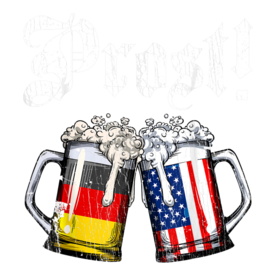 Prost Beer German American Flag T Shirt Oktoberfest Men Mug T-Shirt