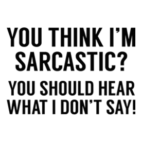 Sarcastic White Light T-Shirt