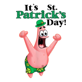 Spongebob St. Patrick's Day T-shirt T-Shirt
