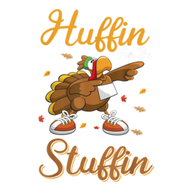 Thanksgiving Turkey Trot Huffin For The Stuffin 5K Race T-Shirt