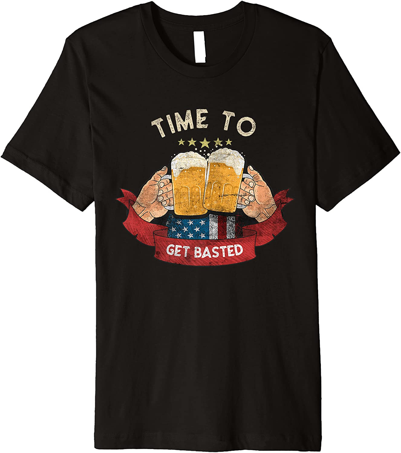 Time To Get Basted Drinking Thanksgiving Turkey T-Shirt