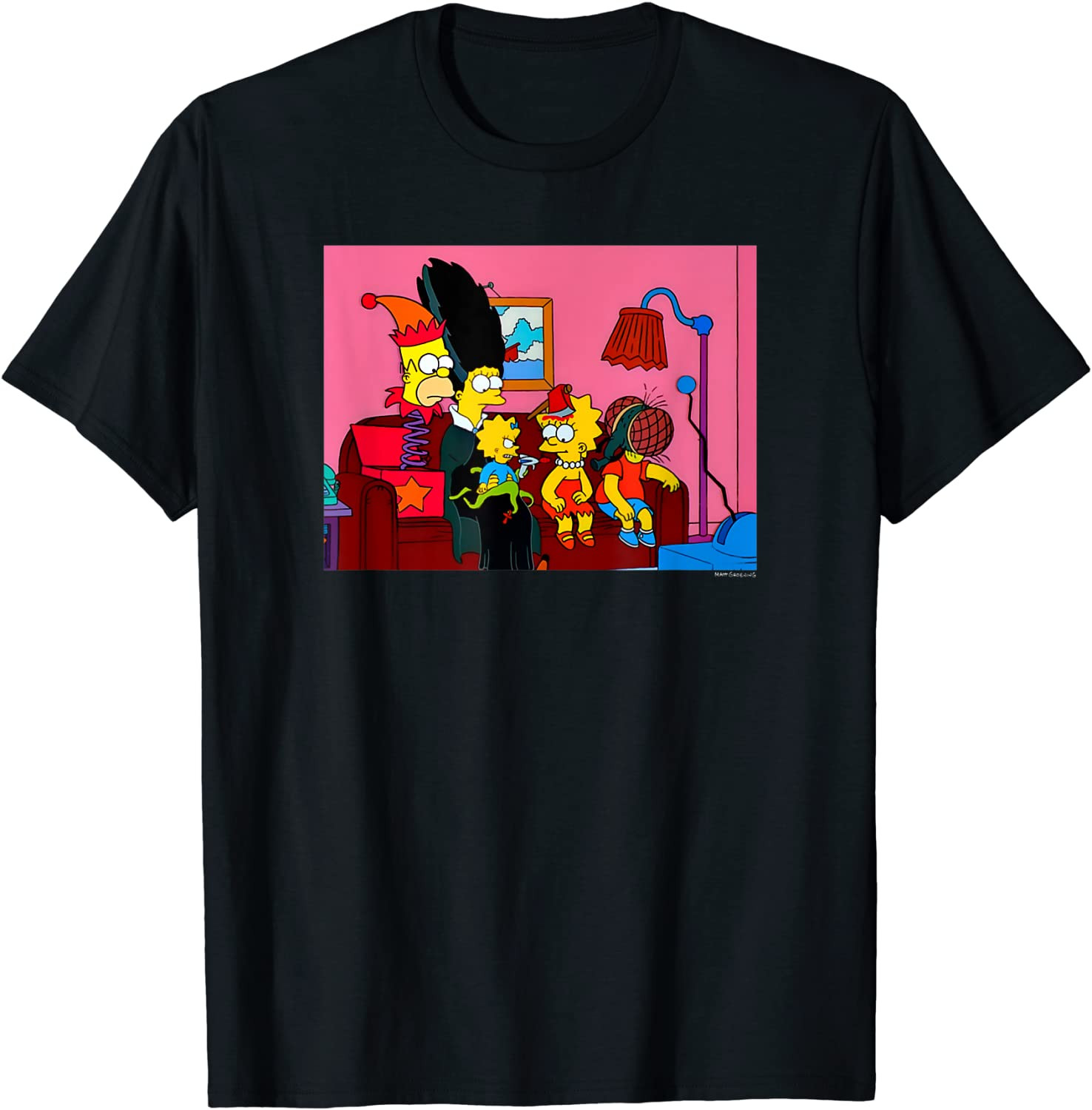 Treehouse Of Horror Halloween Spooky Couch V-2 T-Shirt